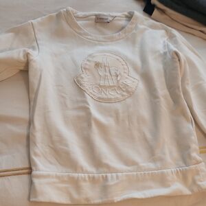 Moncler White Sweatshirt